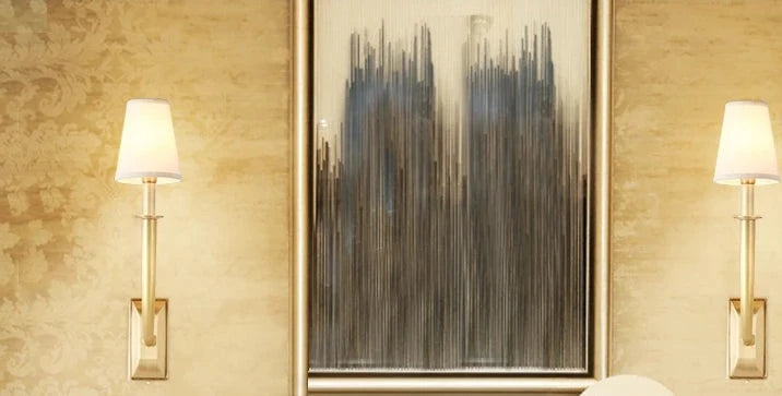 2 heads Wedding decoration wall sconce buckhorn Lamp dressing room led Mirror light dining room Bar Copper indoor wall lighting