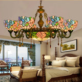 LED E27 Tiffany Glass Alloy LED Lamp LED Light Pendant Lights Pendant Lamp Pendant Light for Dining Room Foyer