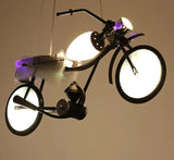 Industrial air chandelier creative personality motorcycle chandelier children's room boys bedroom restaurant Chandelier