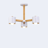 Nordic Simple Personality Creative  Living Room Lights Oak Macaron Home Lighting Chandeliers Restaurant / Bedroom / Study E 27