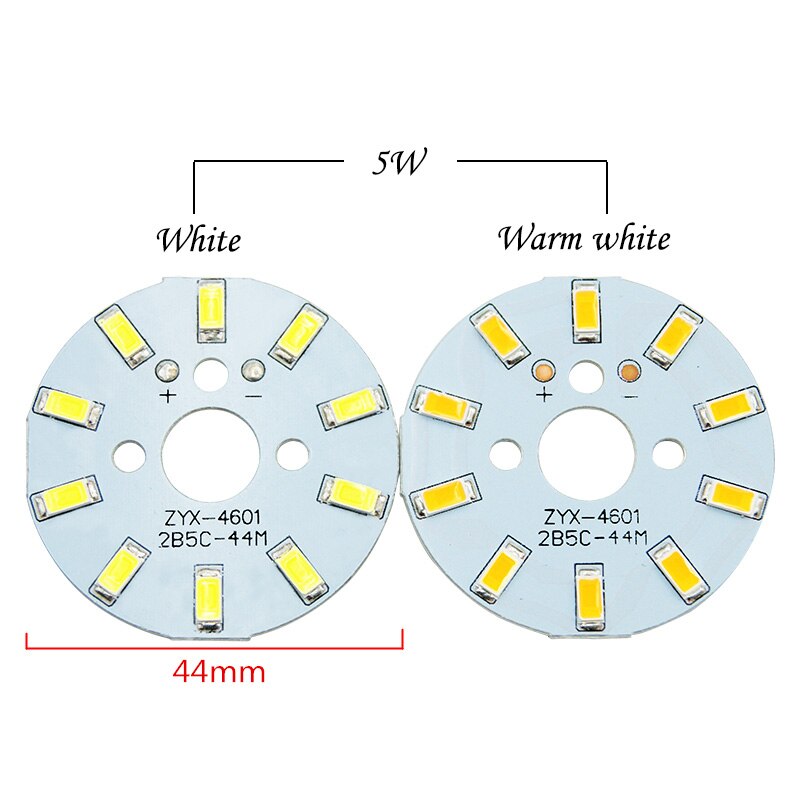 LED Chip 2W 3W 5W 240-280mA Constant Current Input SMD 5730 Light Bead Board 5pcs/lot SMD5730 Aluminum Lamp plate For LED Bulb