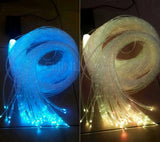 450m Roll 0.75mm Sparkle Flash Point Fiber Optic Cable - 3-Strand PMMA Plastic Wire for DIY Starry Sky & Sensory Lighting