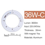 LED Lamp Chip SMD2835 Beads Smart IC 220V Input 6000K 4000K 7W 10W 18W 25W 36W 40W DIY Ceiling Source Light Board