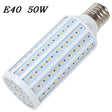 High brightness 50W LED bulb E40 LED Light 165 LEDs 5730 SMD LED Corn Lamp AC110/220V Warm White Cool White free shipping 1pcs