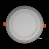 Double Color Round LED Panel Downlight 5W 9W 16W 24W, 3 Modes LED Panel Lights AC85-265V Recessed Ceiling  Downlights CE ROHS