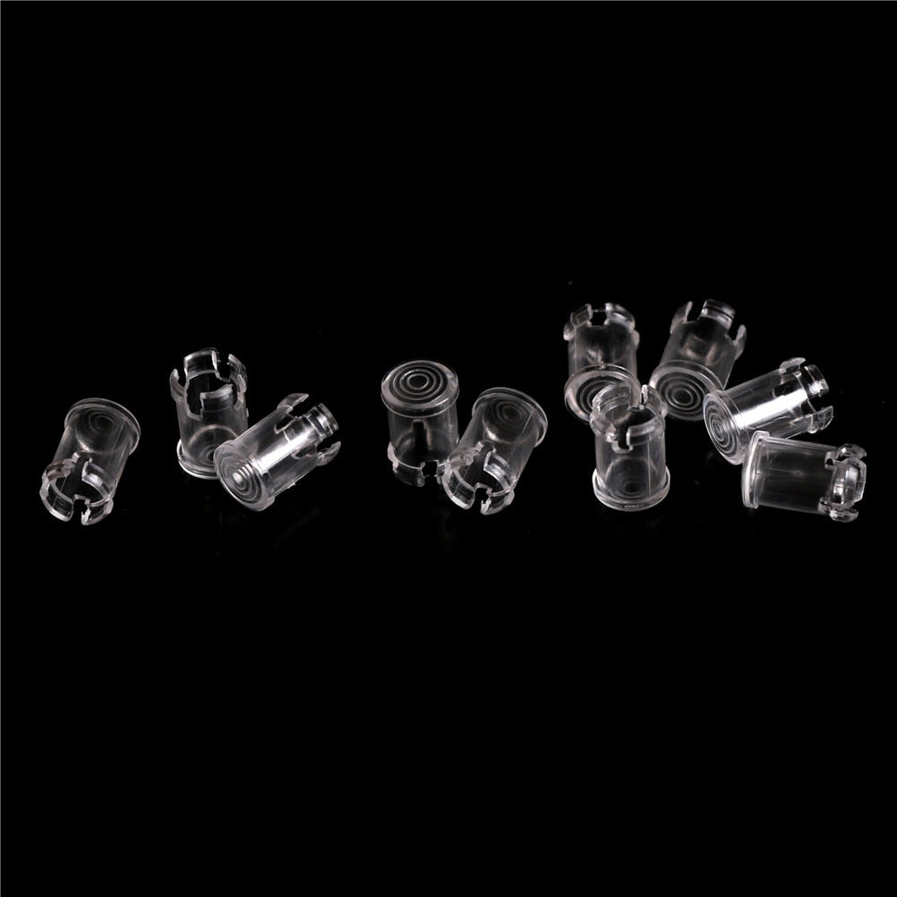 Clear Plastic LED Light Emitting Diode Lampshade Protector 10/20pcs 3mm 5mm