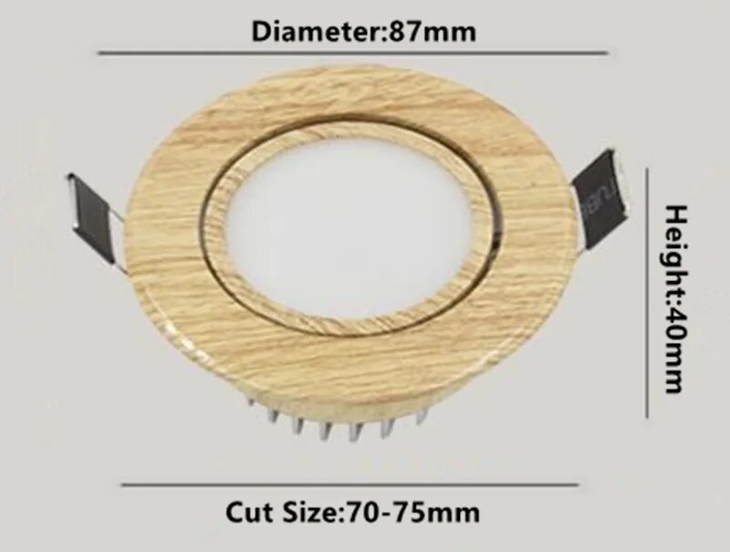 LED Downlight 3W 5W 7W Round Recessed Lamp 110V 220V 230V 240V Led Bulb Bedroom Kitchen Indoor LED Spot Lighting