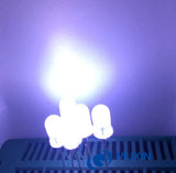 100pcs / pack 5mm White Ultra Bright 15000mcd Transparent 5 mm Light Emitting Diode LED Lamp 5 mm (DIP 3 V 6000K Ultralbright)