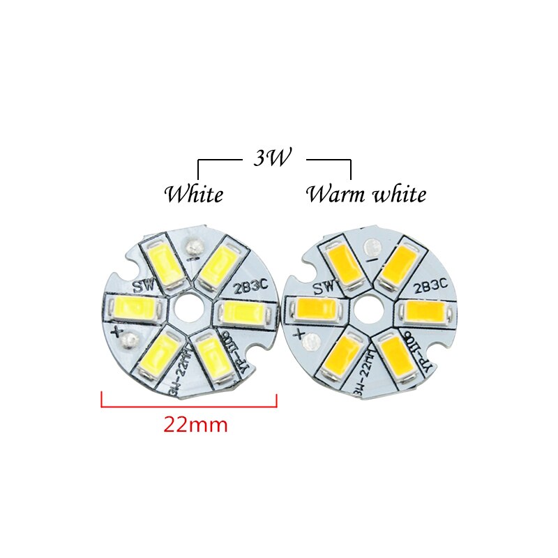 LED Chip 2W 3W 5W 240-280mA Constant Current Input SMD 5730 Light Bead Board 5pcs/lot SMD5730 Aluminum Lamp plate For LED Bulb