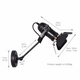 LED Retro Track Light Hotel Restaurant Bar Four-Page Blackout Spotlight Iron Industrial Style Loft Hallway Studio Ceiling Light