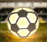 Modern children's cartoon football LED eye lamp simple creative warm boy girl room study  lighting