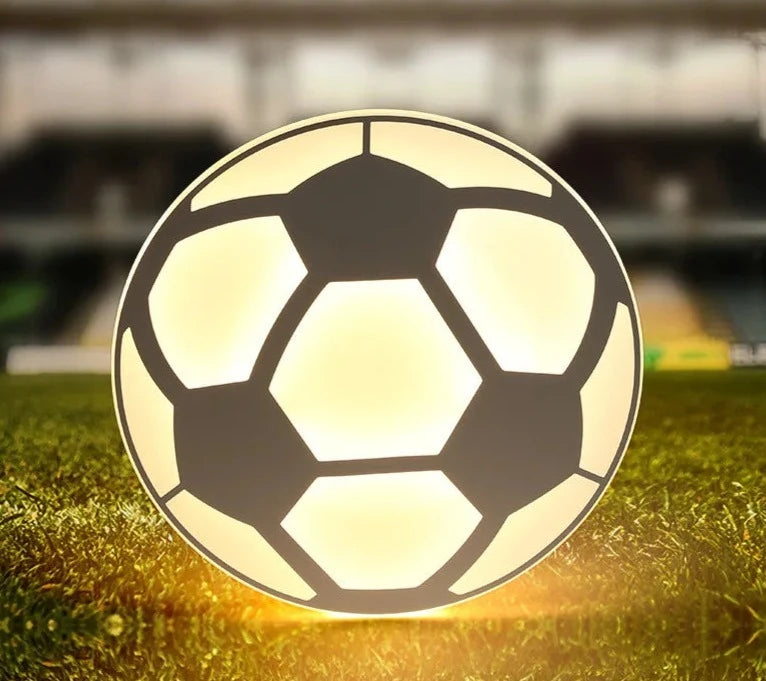 Modern children&#39;s cartoon football LED eye lamp simple creative warm boy girl room study  lighting