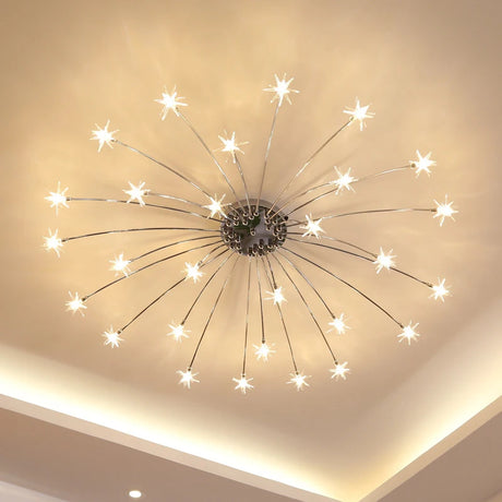 Postmodern Creative Chandeliers  Personality Bedroom Children's Room Study Room Starry LED G4 Chandeliers Decorative Lighting