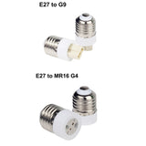 E27 Male to E14 G9 E12 B22 G4 MR16 GU10 E40 Female Lamp Base Lamp Holder Converter Socket Adapter For LED Corn Bulb light