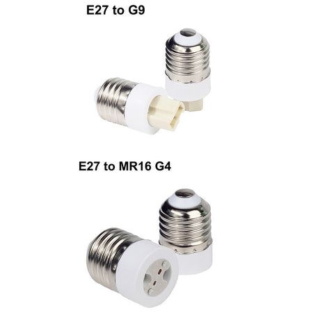 E27 Male to E14 G9 E12 B22 G4 MR16 GU10 E40 Female Lamp Base Lamp Holder Converter Socket Adapter For LED Corn Bulb light