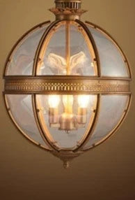 American country retro glass chandeliers cafes clothing stores bars industrial wind personality creative Chandelier