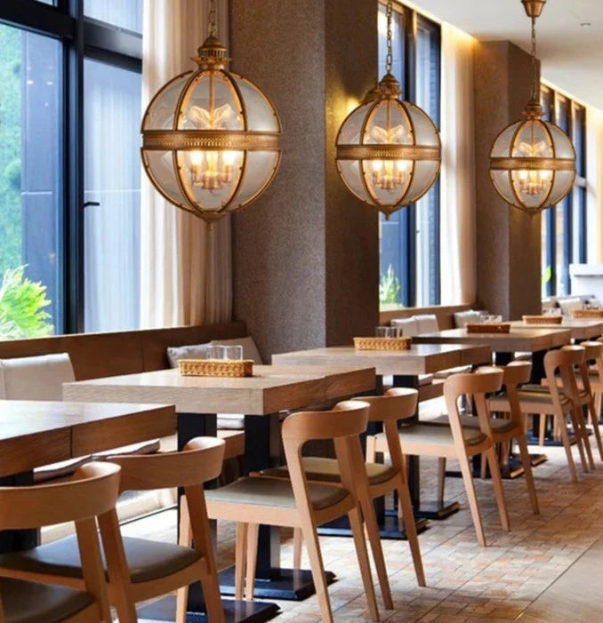 American country retro glass chandeliers cafes clothing stores bars industrial wind personality creative Chandelier