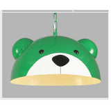 American children bedroom panda pendant lights kids cartoon nursery study hanging lamp creative home deco kitchen led luminaire
