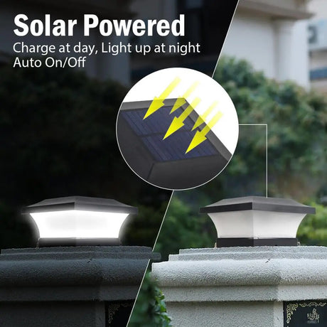 1pc/2pcs/4pcs Solar Light Fence Light IP65 Outdoor Solar Lamp For Garden Decoration Gate Fence Wall Courtyard Cottage Solar Lamp