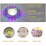 10pcs/lot Ultra Slim Round Concealed Color phantom LED Panel Light 3W 5W 7W 9W Lamp Acrylic Downlight AC110 220V indoor light