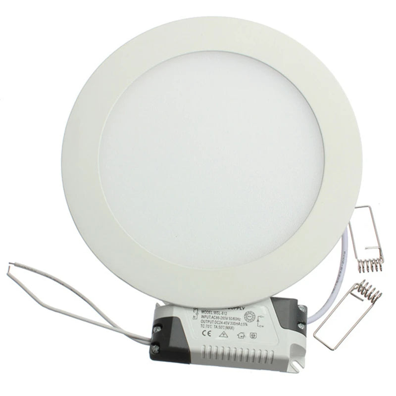 Ultra Thin LED Ceiling Panel Lamp 3W 6W 9W 12W 15W 25W Downlight 6000K 4000K 3000K Recessed LED Lighting Lamp for Home Decors