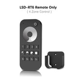 LED Dimmer Switch PWM Wireless RF 2.4G 4-Zone Touch Remote Smart Home Wifi Relay DC12V 24V Controller for Single Color LED Strip