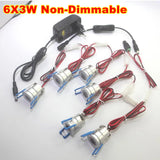 12W 18W Dimmable LED Downlight DC12V 6x2W 6x3W Spot Light for Home Showcase Kitchen Cupboard Roof Mall Cabinet Lamps