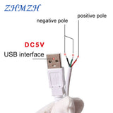 LED Dimmer USB Port Power Supply Line Dimming Color-matching Extension Cable With ON OFF Switch Adapter For LED Light Bulb