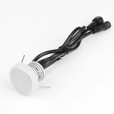1PCS Eclipse Recessed LED Round Interior Wall Lamp 1W 12V Indoor Stair Step Staircase Deck Corner Decoration Moon Light