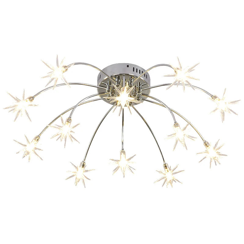 Postmodern Creative Chandeliers  Personality Bedroom Children's Room Study Room Starry LED G4 Chandeliers Decorative Lighting