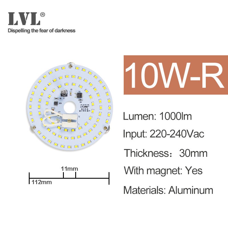LED Lamp Chip SMD2835 Beads Smart IC 220V Input 6000K 4000K 7W 10W 18W 25W 36W 40W DIY Ceiling Source Light Board
