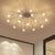 Postmodern Creative Chandeliers  Personality Bedroom Children's Room Study Room Starry LED G4 Chandeliers Decorative Lighting