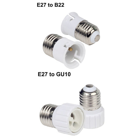 E27 Male to E14 G9 E12 B22 G4 MR16 GU10 E40 Female Lamp Base Lamp Holder Converter Socket Adapter For LED Corn Bulb light