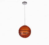 Basketball Football Glass Pendant Lights Modern Led Sport Hanging Lamp for Children's Room Kids Bedroom Home Loft Decors Luminaie