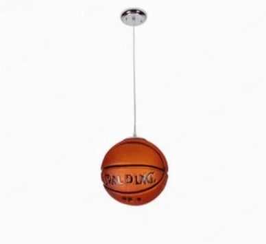Basketball Football Glass Pendant Lights Modern Led Sport Hanging Lamp for Children&#39;s Room Kids Bedroom Home Loft Decors Luminaie