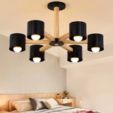Nordic Simple Personality Creative  Living Room Lights Oak Macaron Home Lighting Chandeliers Restaurant / Bedroom / Study E 27