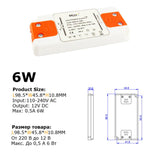 12V Power Supply 24 Volts 6W 12 Watt 15W 30W 50W 60 Watt Transformer 220V 12V LED Driver 12 Volt Power Supply for LED Strip Tape