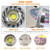 10pcs/lot Ultra Slim Round Concealed Color phantom LED Panel Light 3W 5W 7W 9W Lamp Acrylic Downlight AC110 220V indoor light