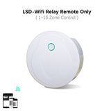 LED Dimmer Switch PWM Wireless RF 2.4G 4-Zone Touch Remote Smart Home Wifi Relay DC12V 24V Controller for Single Color LED Strip