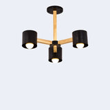 Nordic Simple Personality Creative  Living Room Lights Oak Macaron Home Lighting Chandeliers Restaurant / Bedroom / Study E 27