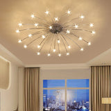 Postmodern Creative Chandeliers  Personality Bedroom Children's Room Study Room Starry LED G4 Chandeliers Decorative Lighting