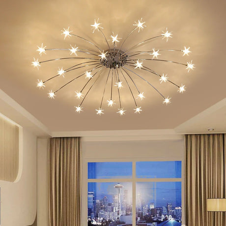 Postmodern Creative Chandeliers  Personality Bedroom Children's Room Study Room Starry LED G4 Chandeliers Decorative Lighting