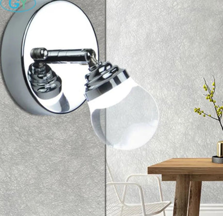 3W LED angle adjustment wall lamp bedside bedroom lamp modern minimalist kitchen bathroom mirror lights aisle stairs wall sconce