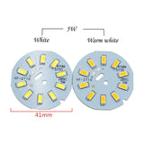 LED Chip 2W 3W 5W 240-280mA Constant Current Input SMD 5730 Light Bead Board 5pcs/lot SMD5730 Aluminum Lamp plate For LED Bulb