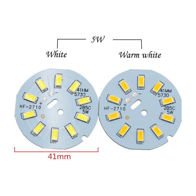 LED Chip 2W 3W 5W 240-280mA Constant Current Input SMD 5730 Light Bead Board 5pcs/lot SMD5730 Aluminum Lamp plate For LED Bulb