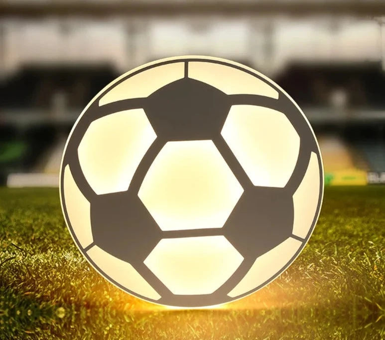 Modern children's cartoon football LED eye lamp simple creative warm boy girl room study  lighting