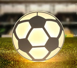 Modern children's cartoon football LED eye lamp simple creative warm boy girl room study  lighting