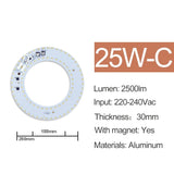 LED Lamp Chip SMD2835 Beads Smart IC 220V Input 6000K 4000K 7W 10W 18W 25W 36W 40W DIY Ceiling Source Light Board