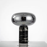 Light Luxury Designer Modern Minimalist Table Lamp Postmodern Bedroom Model Villa Metal Cloth Cover Marble Classic Desk Lights