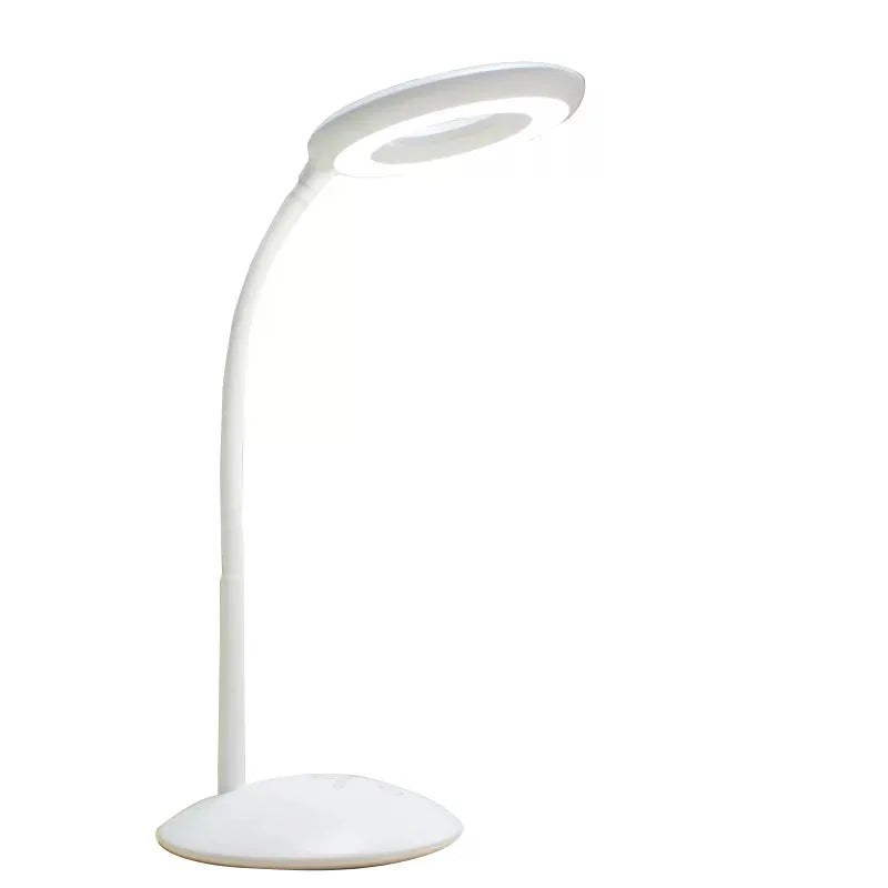 LED table lamp flexible foldable three-speed dimming eye protection table lamp AAA battery-powered children reading book light